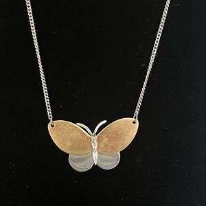 Vintage  1970s Avon Butterfly Necklace